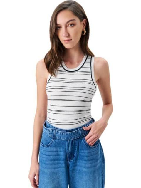 BLUSA CASUAL BLANCO/NEGRO HOLLY LAND - Imagen 2