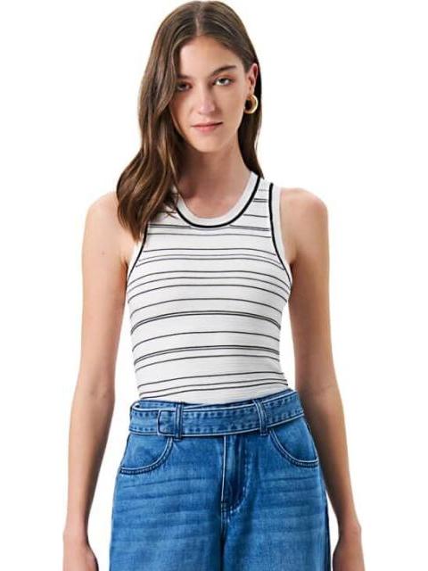 BLUSA CASUAL BLANCO/NEGRO HOLLY LAND - Imagen 4