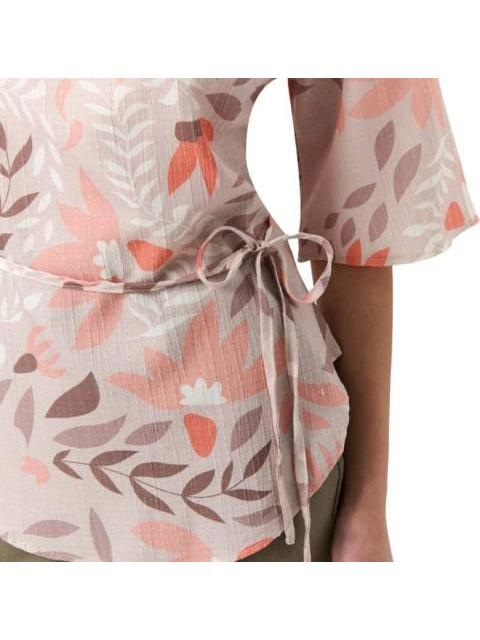 BLUSA CLASICA BEIGE PALOMA CARMIN - Imagen 6