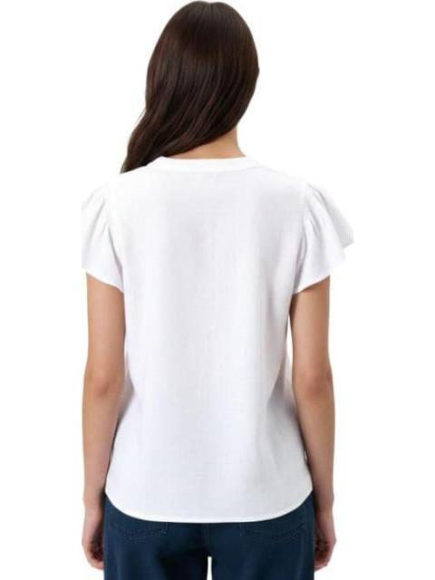 BLUSA CON BOTONES BLANCO HOLLY LAND - Imagen 4