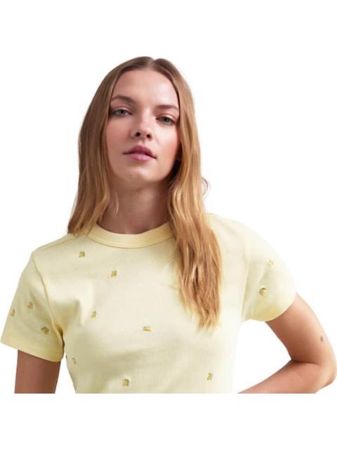 BLUSA CON PEQUEÑOS BORDADOS AMARILLO HOLLY LAND - Imagen 4