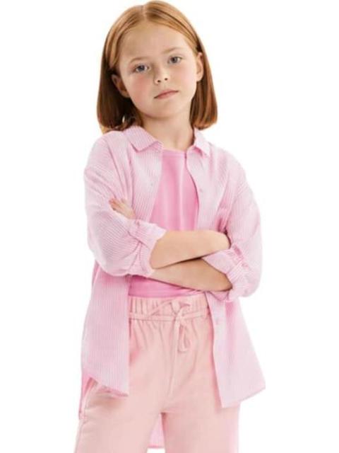 BLUSA COORDINADO CON TOP ROSA HOLLY LAND KIDS - Imagen 3