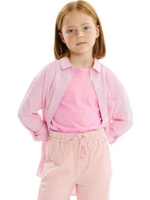 BLUSA COORDINADO CON TOP ROSA HOLLY LAND KIDS - Imagen 4