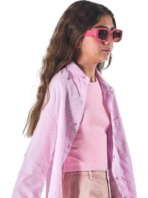 BLUSA COORDINADO CON TOP ROSA HOLLY LAND KIDS - Imagen 5