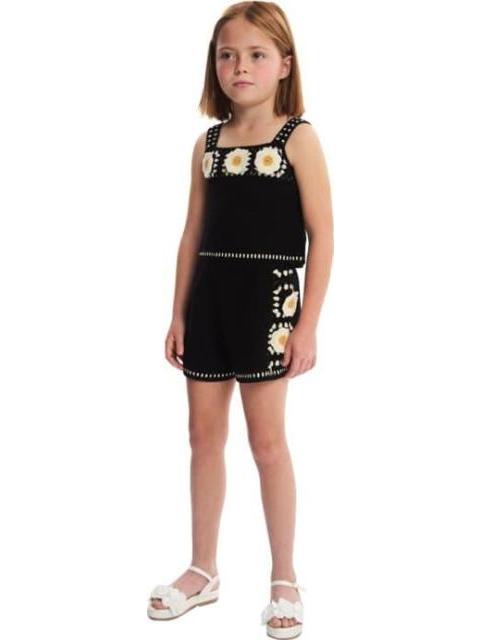 BLUSA CROCHETE NEGRO HOLLY LAND KIDS - Imagen 2