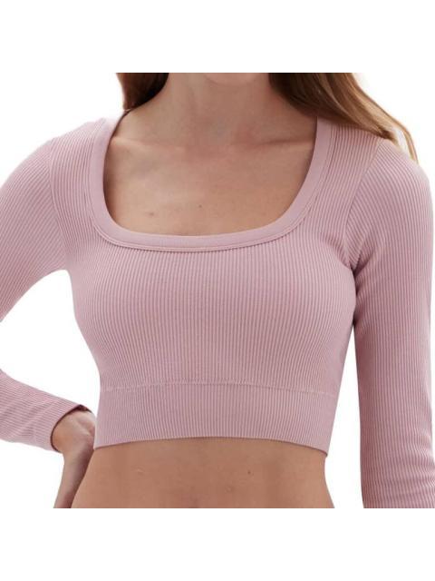 BLUSA CROP ROSA HOLLY LAND - Imagen 6