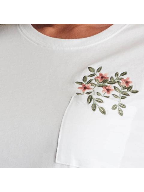 BLUSA CUELLO REDONDO BLANCO HOLLY LAND - Imagen 4