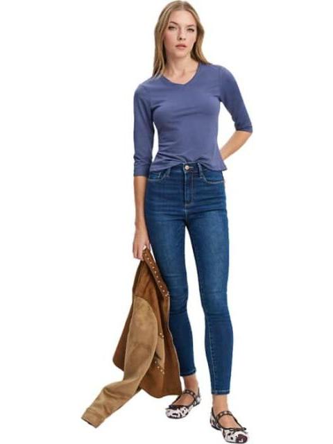 BLUSA DAMA AZUL HOLLY LAND