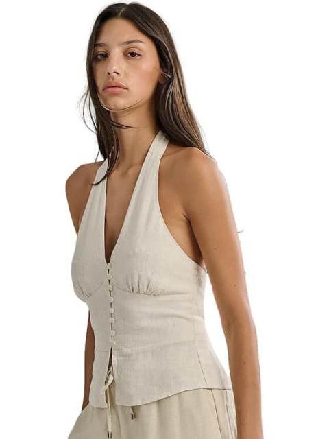 BLUSA DAMA BEIGE HOLLY LAND - Imagen 2