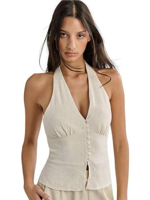 BLUSA DAMA BEIGE HOLLY LAND - Imagen 4