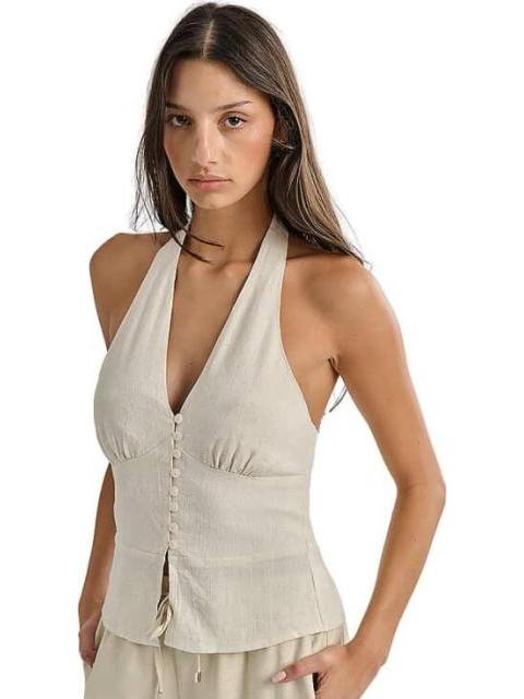 BLUSA DAMA BEIGE HOLLY LAND - Imagen 5