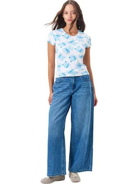 BLUSA DAMA BLANCO LILO Y STITCH - Imagen 5