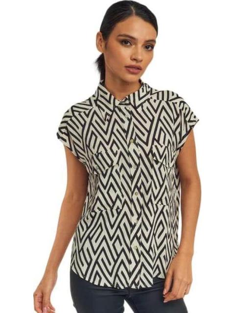 BLUSA ESTAMPADA BEIGE HOLLY LAND - Imagen 2