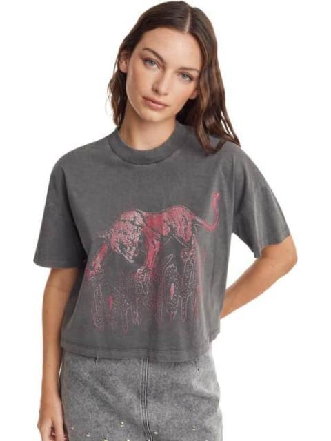PLAYERA ESTAMPADA GRIS HOLLY LAND - Imagen 4