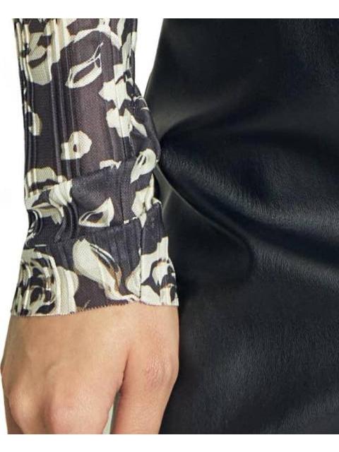 BLUSA CON TRANSPARENCIA NEGRO HOLLY LAND - Imagen 5