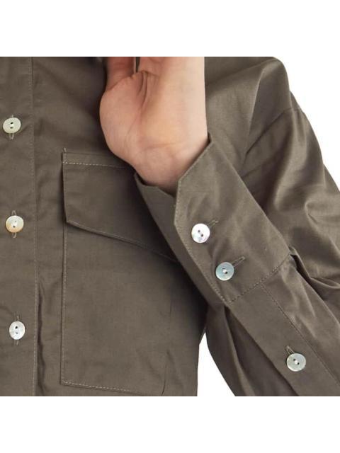 CAMISA CROP VERDE OLIVO HOLLY LAND - Imagen 4