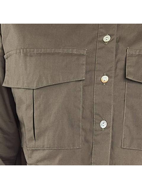 CAMISA CROP VERDE OLIVO HOLLY LAND - Imagen 6