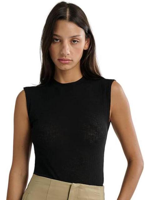 BLUSA DAMA NEGRO HOLLY LAND - Imagen 2