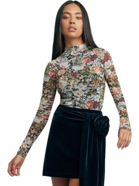 BLUSA FLOREADA NEGRO HOLLY LAND - Imagen 3