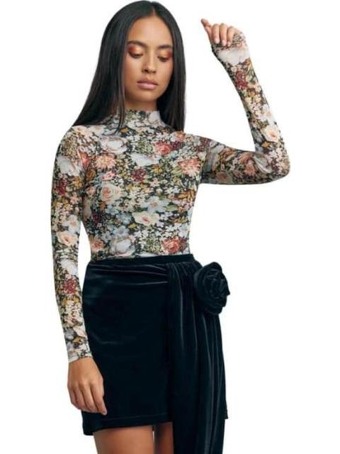 BLUSA FLOREADA NEGRO HOLLY LAND - Imagen 4