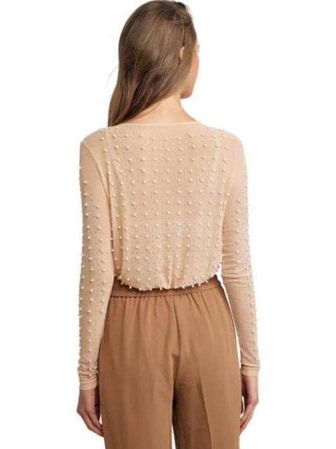 BLUSA MESH PERLAS NUDE HOLLY LAND - Imagen 6