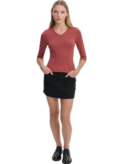 BLUSA DAMA ROJO LADRILLO HOLLY LAND - Imagen 2