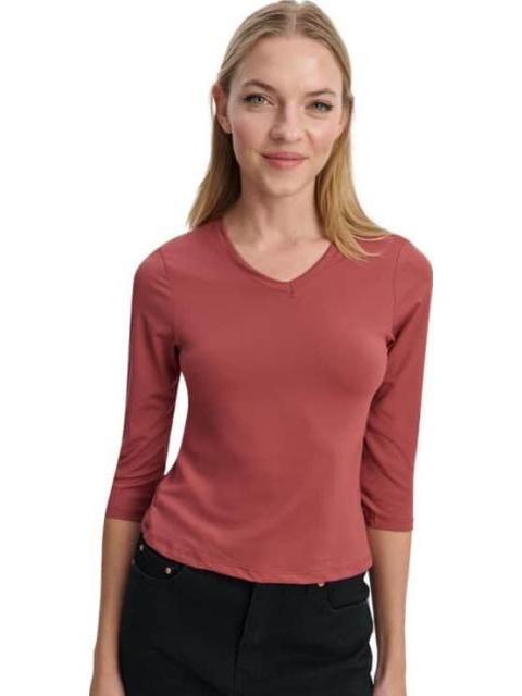 BLUSA DAMA ROJO LADRILLO HOLLY LAND - Imagen 3