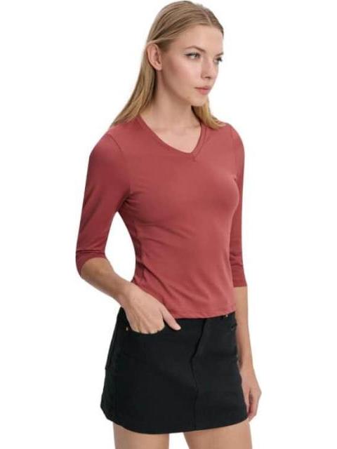 BLUSA DAMA ROJO LADRILLO HOLLY LAND - Imagen 6