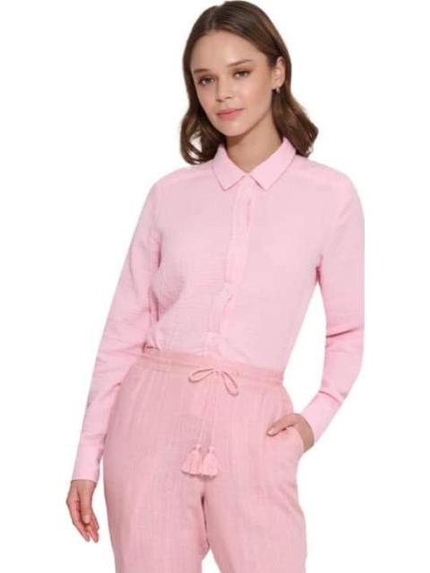 BLUSA DE LINO ROSA HOLLY LAND - Imagen 2
