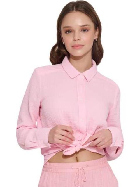 BLUSA DE LINO ROSA HOLLY LAND - Imagen 3