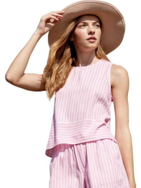 BLUSA DE LINO ROSA HOLLY LAND - Imagen 3
