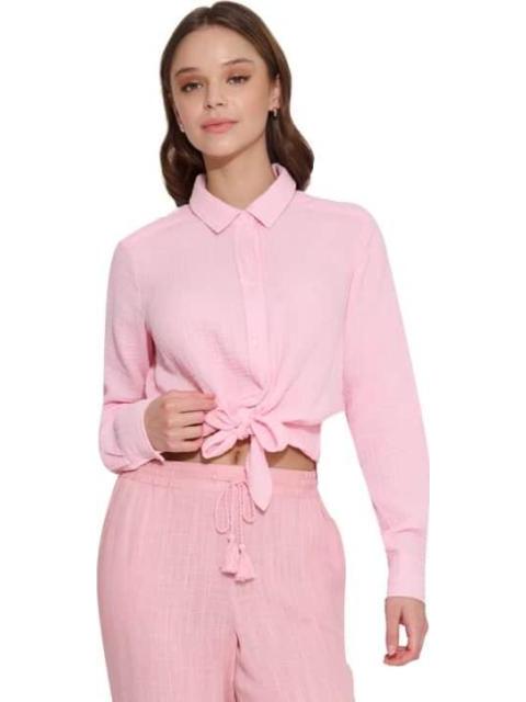 BLUSA DE LINO ROSA HOLLY LAND - Imagen 4