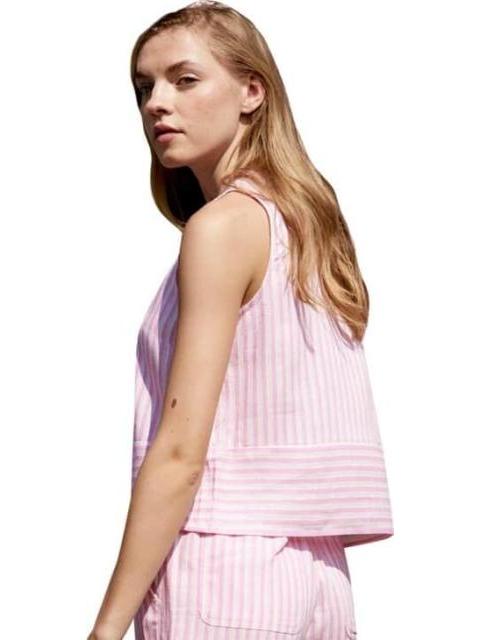 BLUSA DE LINO ROSA HOLLY LAND - Imagen 5
