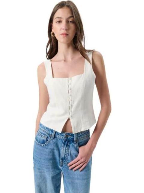 BLUSA DE TIRANTES BLANCO HOLLY LAND - Imagen 3