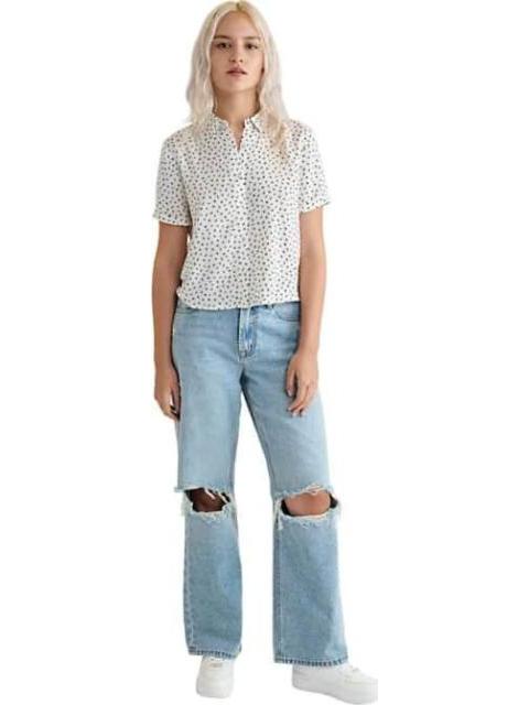 BLUSA ESTAMPADA BEIGE HOLLY LAND - Imagen 2
