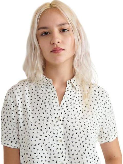 BLUSA ESTAMPADA BEIGE HOLLY LAND - Imagen 5