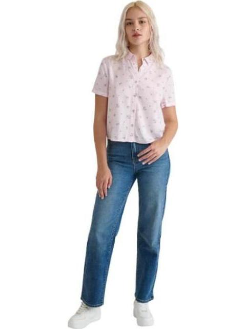 BLUSA ESTAMPADA PALO DE ROSA HOLLY LAND - Imagen 2