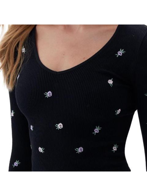 BLUSA FLORES NEGRO HOLLY LAND - Imagen 7