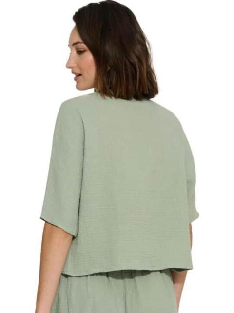 BLUSA LISA VERDE HOLLY LAND - Imagen 5