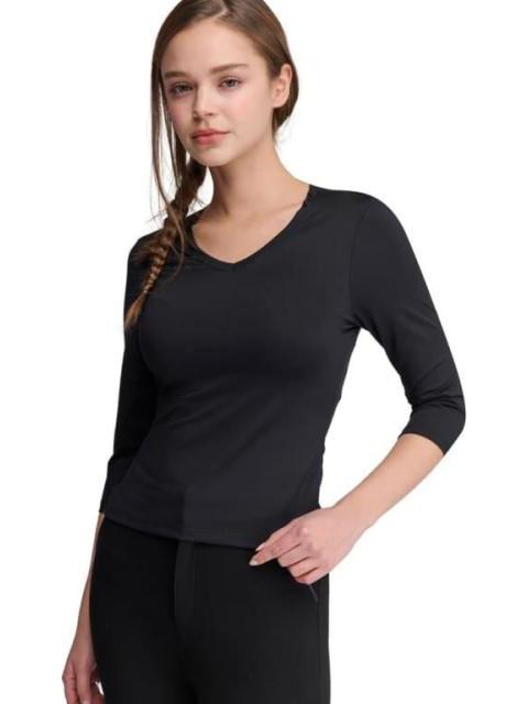 BLUSA MANGA 3 4 NEGRO HOLLY LAND - Imagen 3