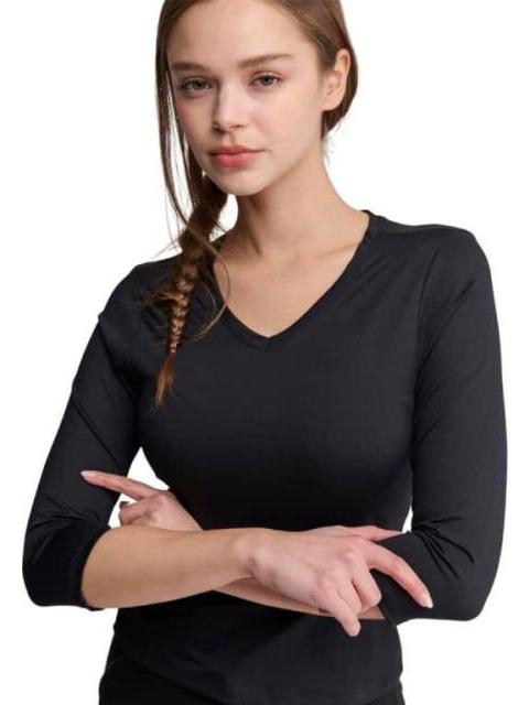 BLUSA MANGA 3 4 NEGRO HOLLY LAND - Imagen 6