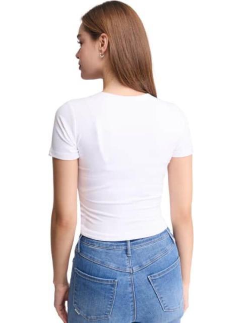 BLUSA CROP BLANCO HOLLY LAND - Imagen 3