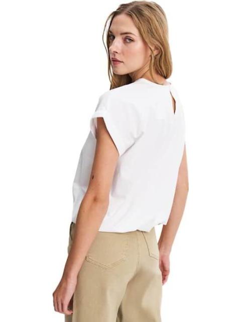 BLUSA MANGA CORTA BLANCO HOLLY LAND - Imagen 3