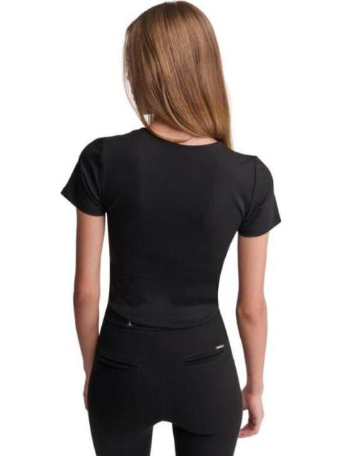 BLUSA MANGA CORTA NEGRO HOLLY LAND - Imagen 2