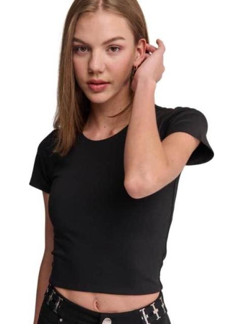 BLUSA MANGA CORTA NEGRO HOLLY LAND - Imagen 3