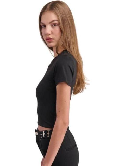 BLUSA MANGA CORTA NEGRO HOLLY LAND - Imagen 5