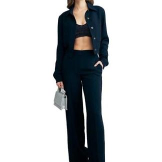 BLUSA MANGA LARGA AZUL MARINO HOLLY LAND