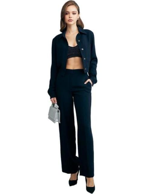 BLUSA MANGA LARGA AZUL MARINO HOLLY LAND