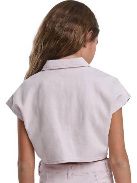 BLUSA MEZCLILLA ROSA HOLLY LAND KIDS - Imagen 3