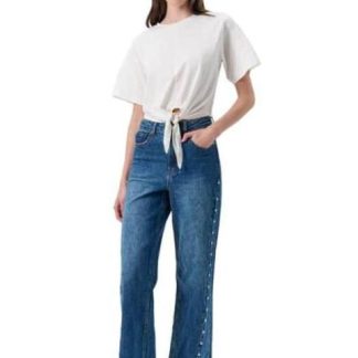 BLUSA NUDO AJUSTABLE BLANCO HOLLY LAND